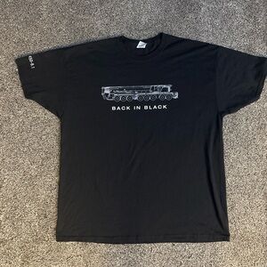 ALL Crane Company Tee T-shirt 2XL Men’s Rock Parody “Back In Black”